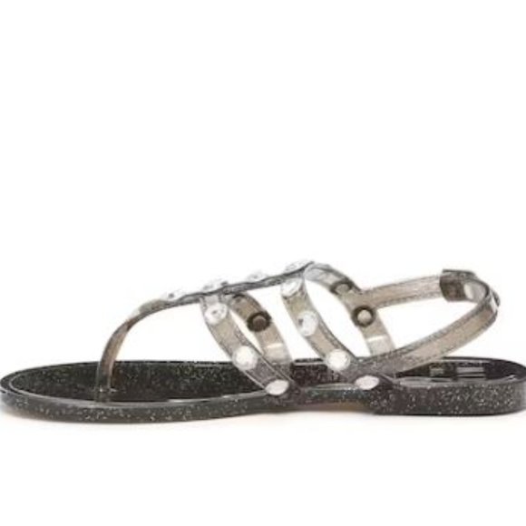 Mix No. 6 Jayden Rhinestone Jelly Sandal - Kids' - Picture 3 of 9